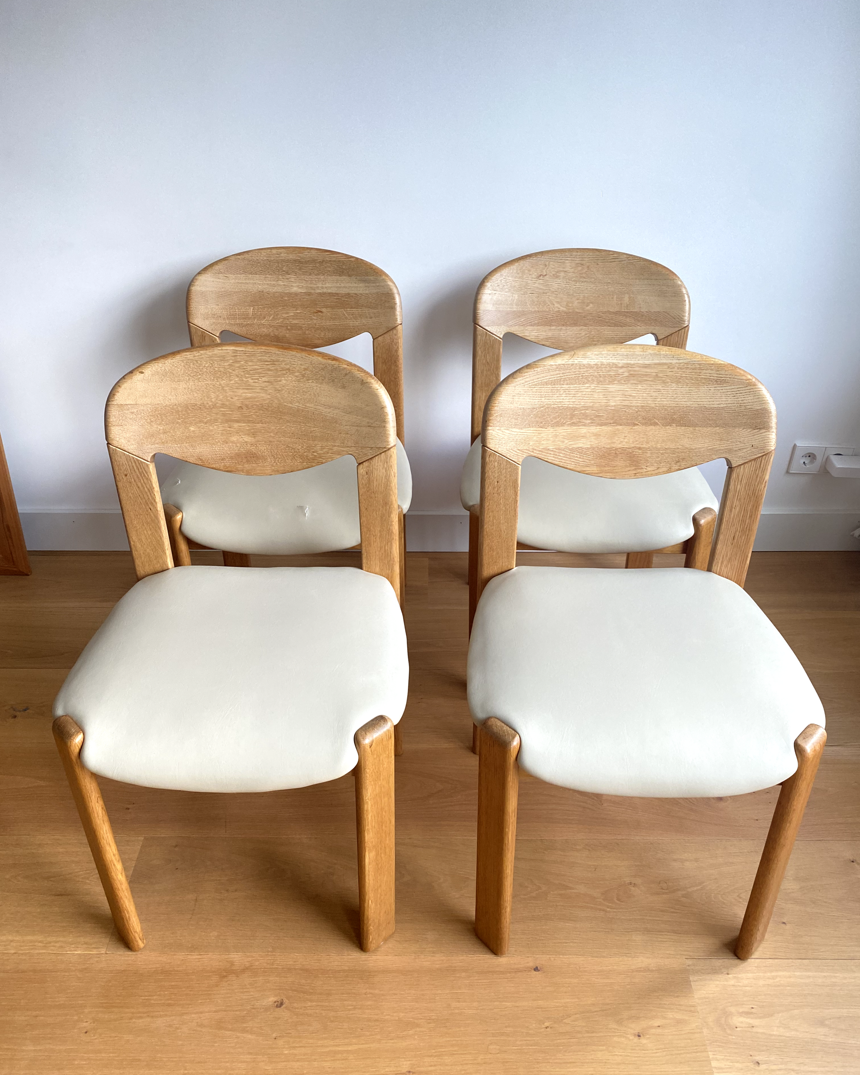 4 Bruno Rey’s style chairs